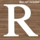 only Letter R No Box