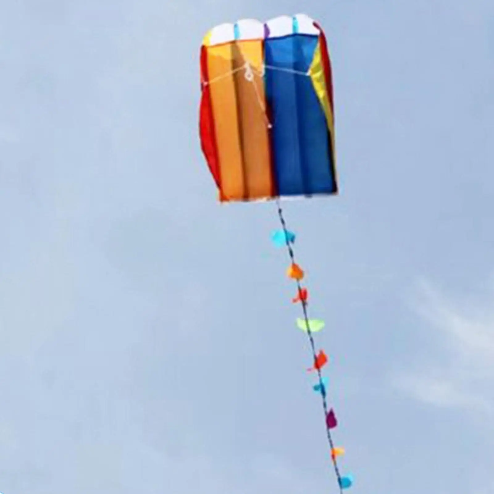Small Rainbow Soft Kite Colorful Tear Resistant Easy to Fly Outdoor Toys for Beach Park Travel Backyard Boys Girls Beginner