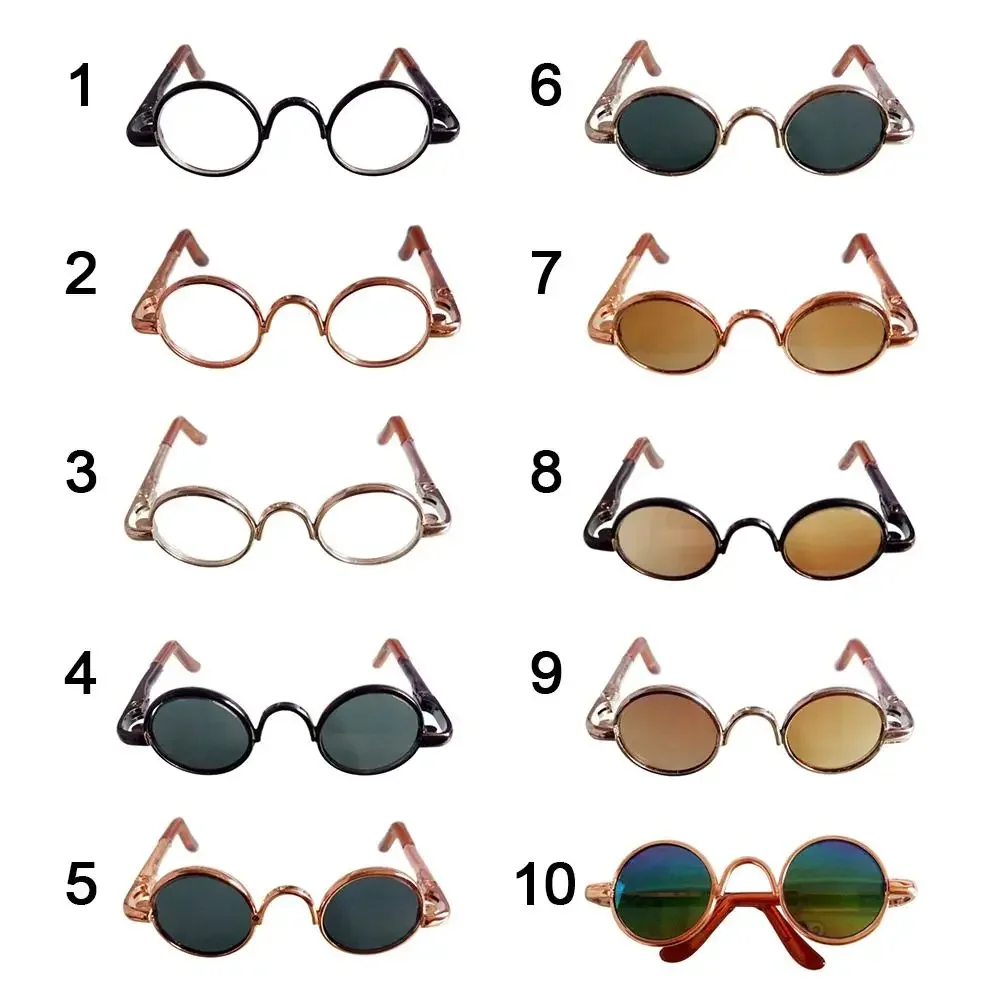 Gafas de pasta redondas para muñeca BJD – Estilo clásico - imagen 3