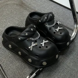 Zuecos de verano con lazo para niña – Sandalias de plataforma