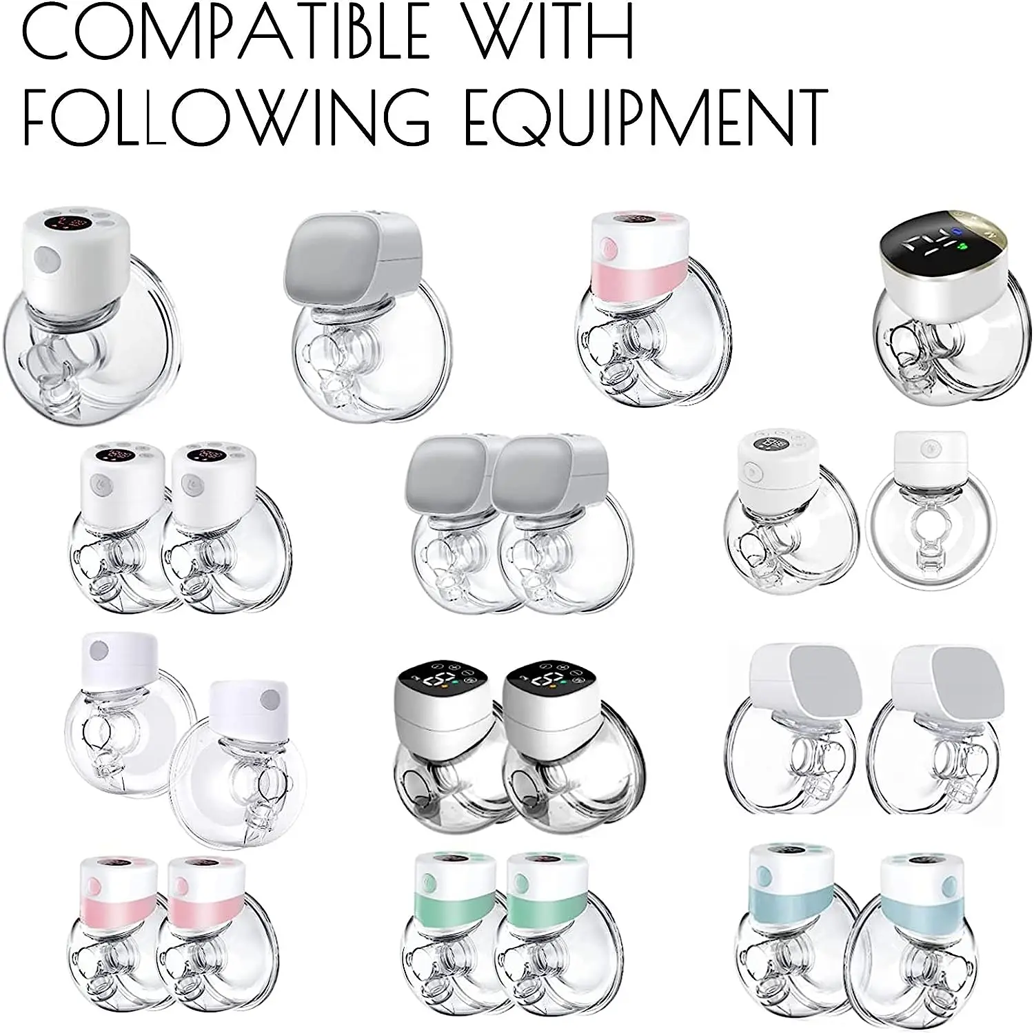 Válvula de pico de pato de silicona y diafragma, piezas de extractor de leche, protección, tetina de alimentación de bebé, accesorios para extractor de leche Manual/eléctrico - imagen 5