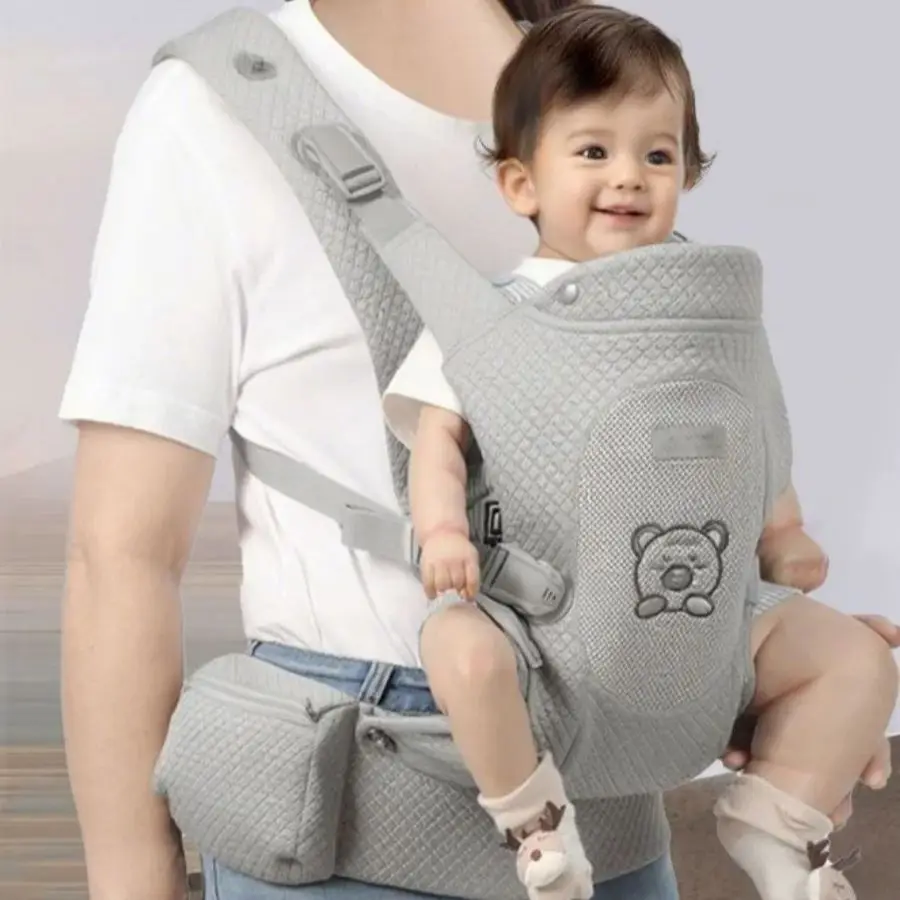 Portabebés ergonómico con tirantes ajustables para bebé - imagen 3