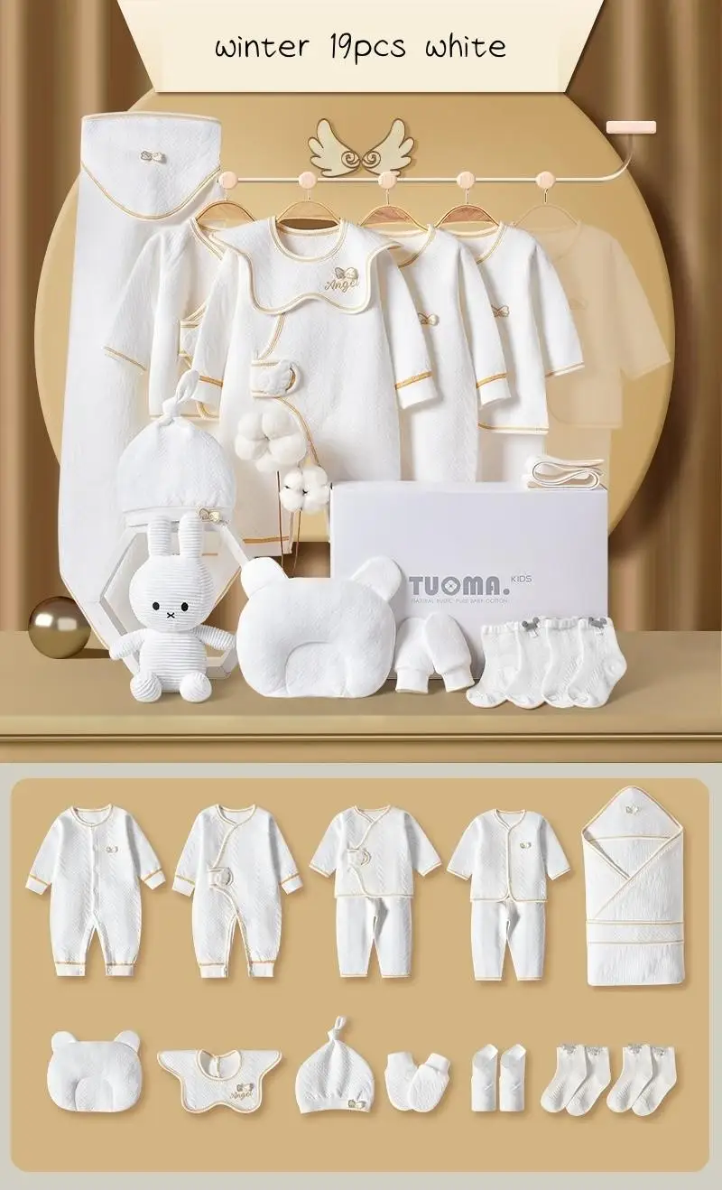 winter 19pcs white