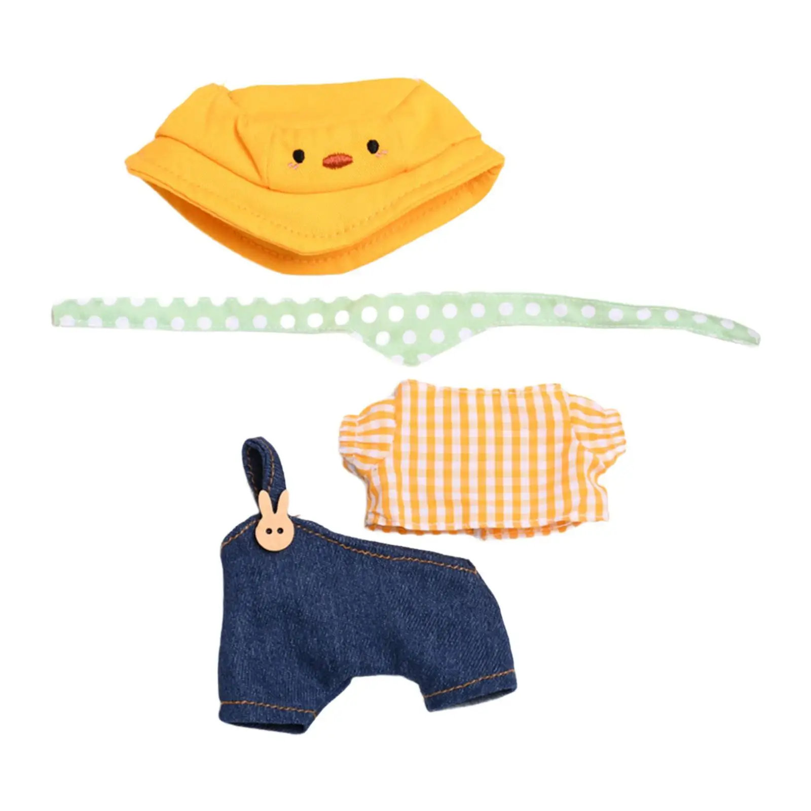 Plush Doll Clothes for 17 Cm Plush Doll Accessories Doll Clothing