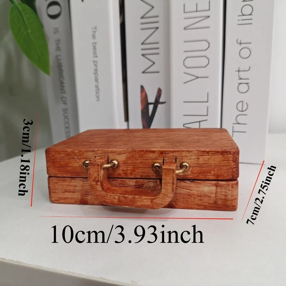 Caja de colección de rock, vitrina de roca, escaparate de exhibición Mineral de cristal aleatorio, caja de cristal de piedras de madera, regalo de Navidad - imagen 2