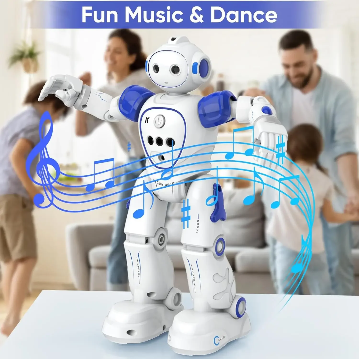 Robot JJRC R21 RC con detección de gestos, Robot inteligente programable de inteligencia Artificial, carga USB, Robot de Control remoto, juguetes, regalos - imagen 3