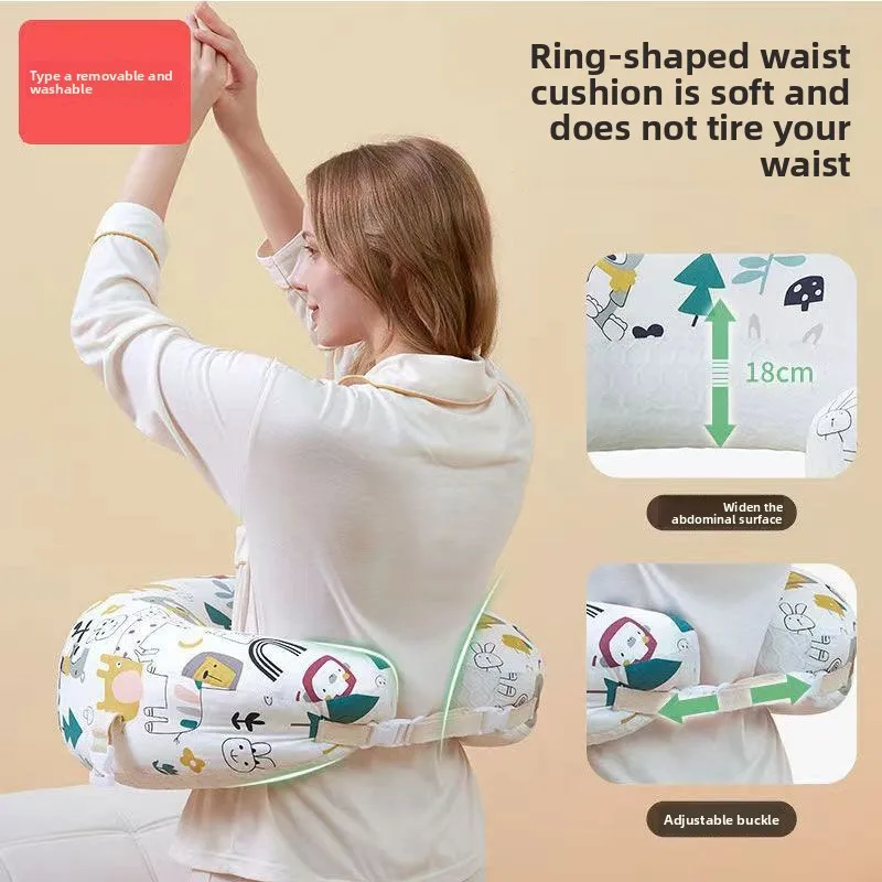Almohada de lactancia ergonómica relleno algodón espiral
