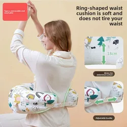 Almohada de lactancia ergonómica relleno algodón espiral