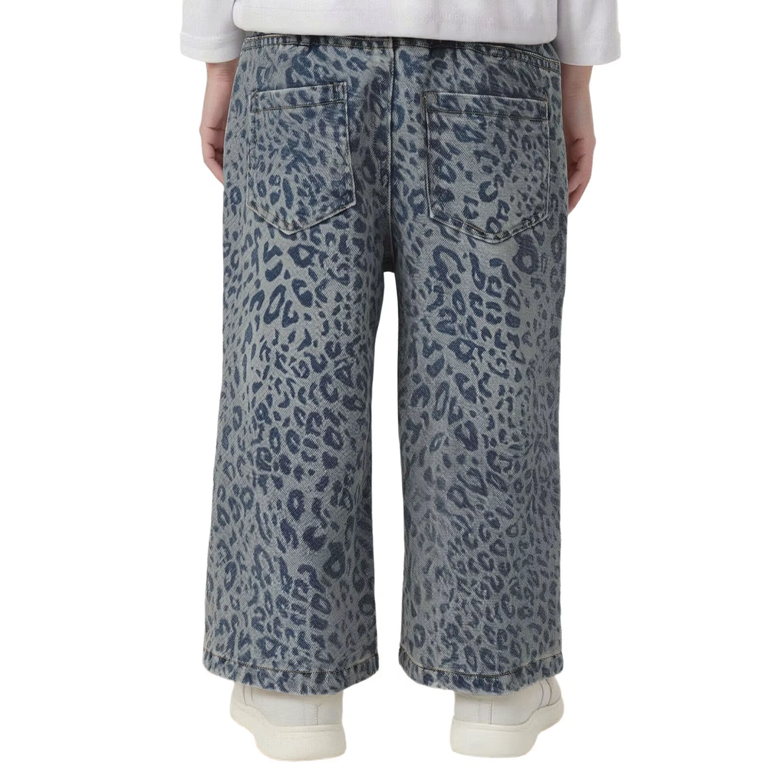 Vaqueros niña estampado leopardo con cintura elástica - imagen 2