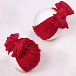 Gorro y diadema de pana para bebé niña – Complementos invierno
