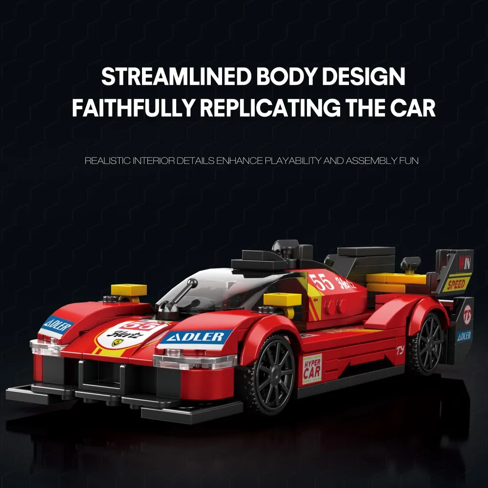 Bloques de Construcción Coche Deportivo Speed Racer para Niños - imagen 4