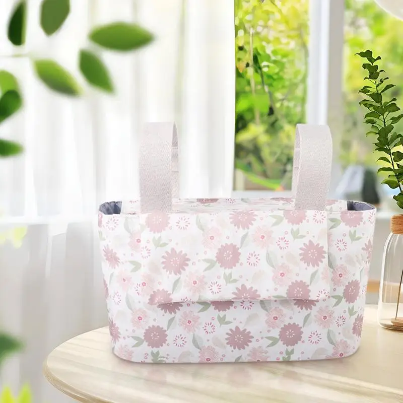Bolsa de almacenamiento para cochecito, organizador portátil para cochecito, accesorios para coche de bebé, bolso para mamá con múltiples bolsillos, multifuncional - imagen 3