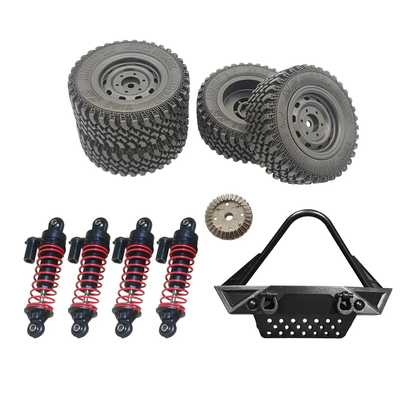 RC Car Spare Parts Sturdy Strong Upgrades for 1:12 MN86 MN86S MN128 RC High Speed Crawler Car DIY Modification Part Replacement