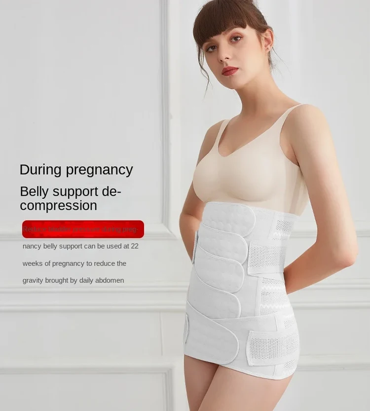 Banda para el vientre posparto 3 en 1, cinturón posparto para el embarazo para mujeres, banda de soporte para después del nacimiento - imagen 3
