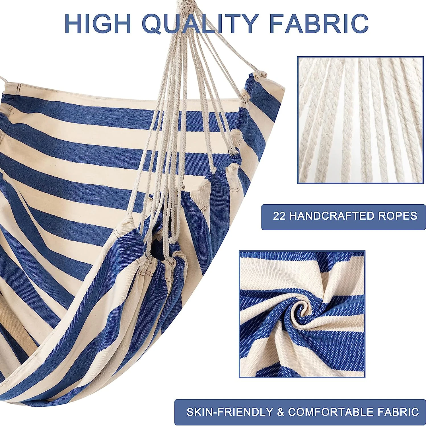 Silla tipo hamaca con soporte, columpio y silla resistentes para interiores y exteriores, resistente a la intemperie, carga máxima de 200 libras para columpio - imagen 5