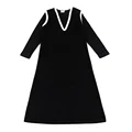 Black maxi dress