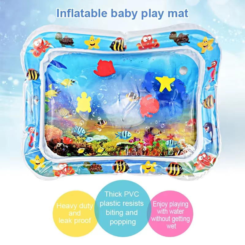 Estera de agua inflable – Juguete educativo tiempo barriguita bebés