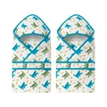 2pcs Blue with box