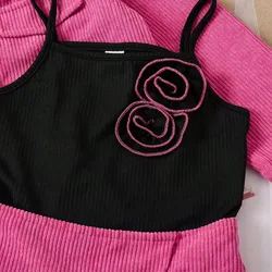 Conjunto de pana manga larga para niño