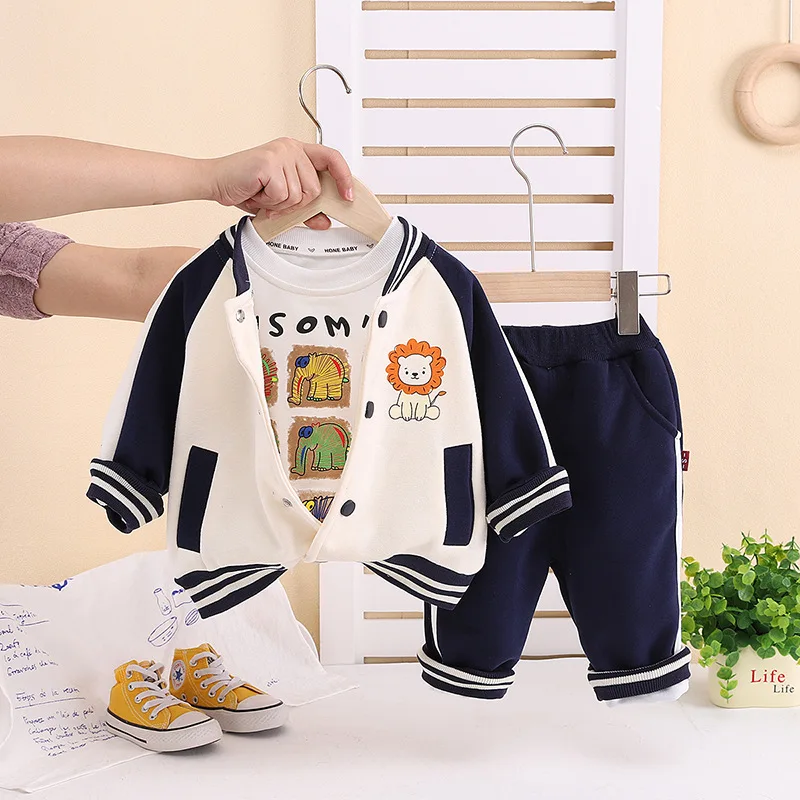 Chándal bebé primavera otoño con chaqueta de dibujos animados - imagen 2