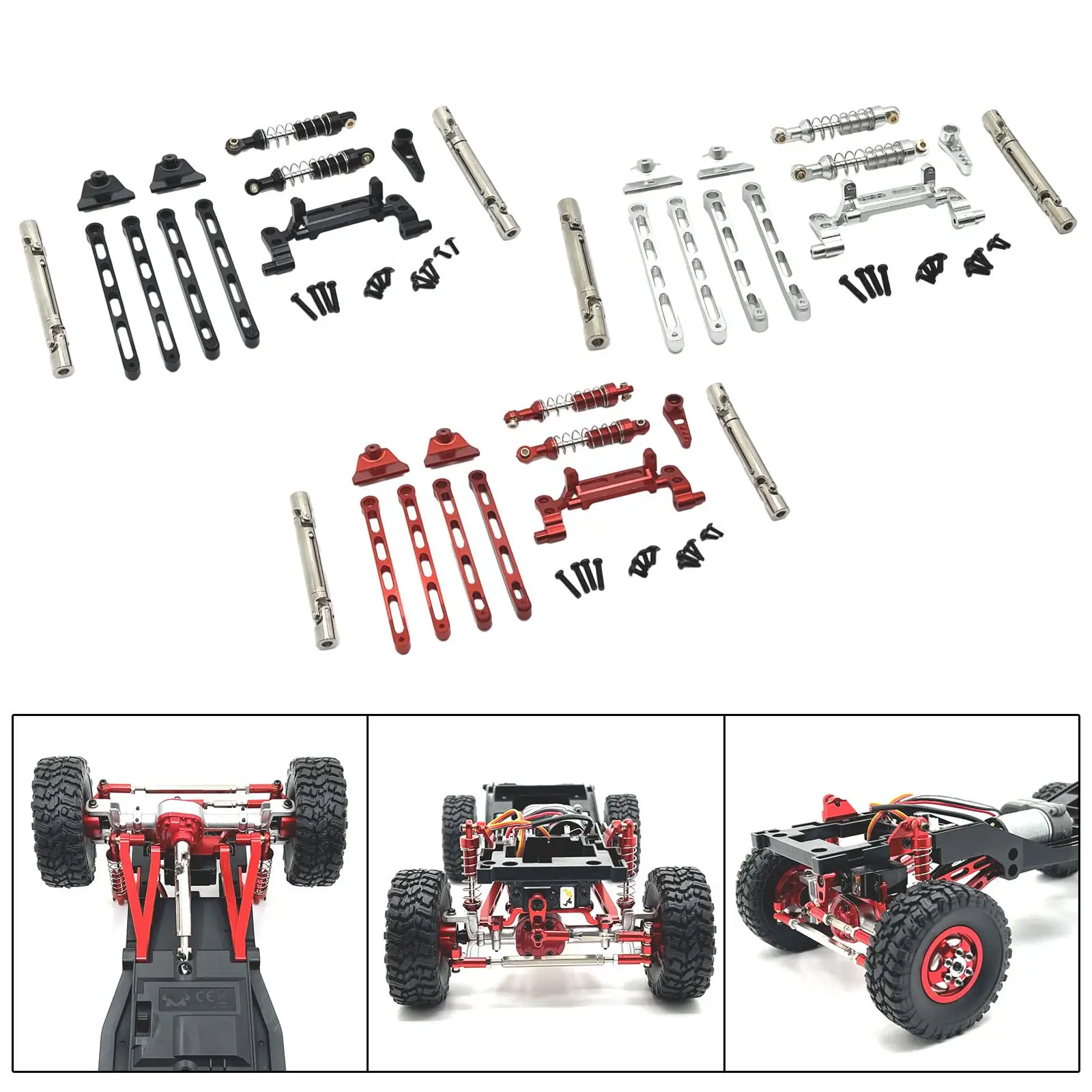 Shock Absorber Brackets DIY Accs Sturdy Easy to Install Replacement Parts Remote Control Car Parts for MN78 MN82 1/12 RC Vehicle