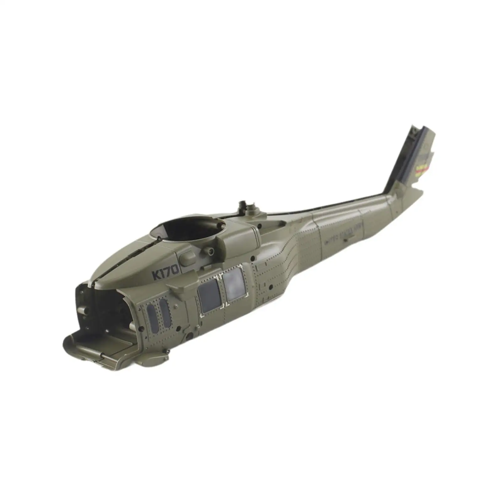2x RC Helicopter Left and Right Shells Compact Professional Upgrade Accessories for Wltoys K170 Remote Control RC Helicopter