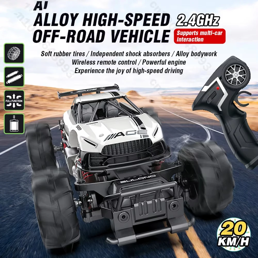 Coche RC 1:14 todoterreno alta velocidad 2,4G - Regalo Navidad - imagen 2