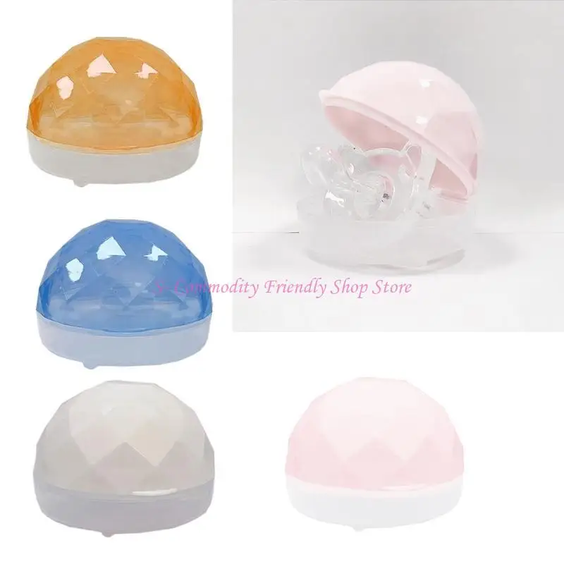 Caja almacenamiento para pezones 85AE, chupete para bebé, contenedor tetina, chupete portátil a prueba polvo para C - imagen 4