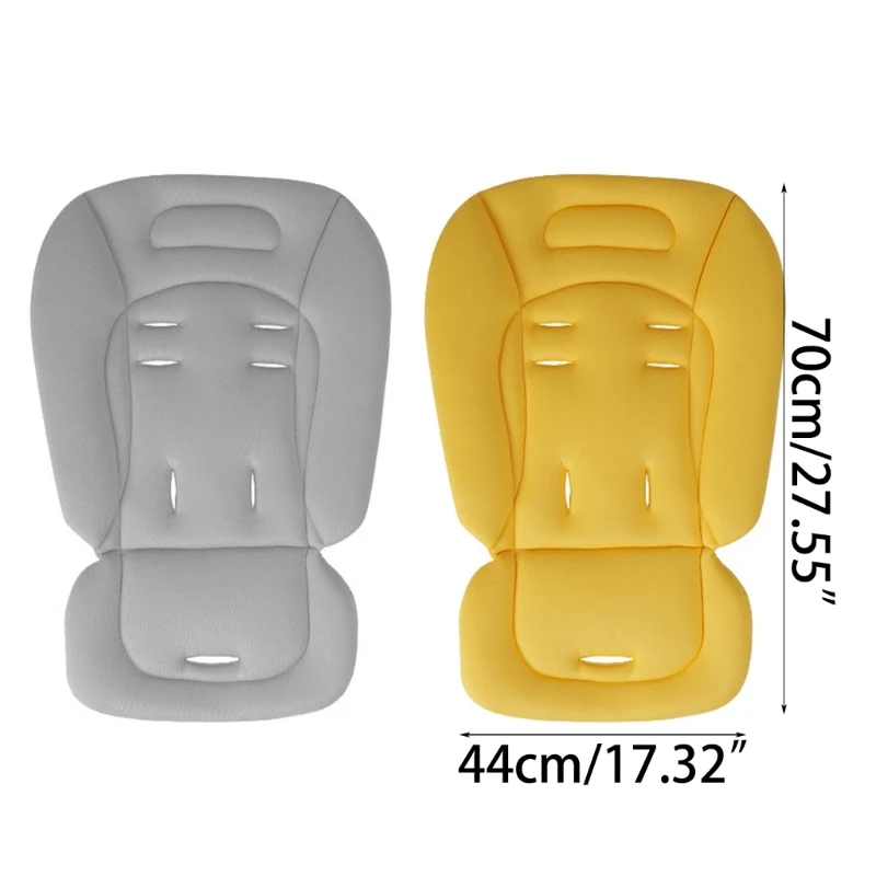 Cojín Universal cómodo para cochecito de bebé, estera gruesa para varios cochecitos, asientos de coche, comodidad duradera y soporte para columna vertebral - imagen 5