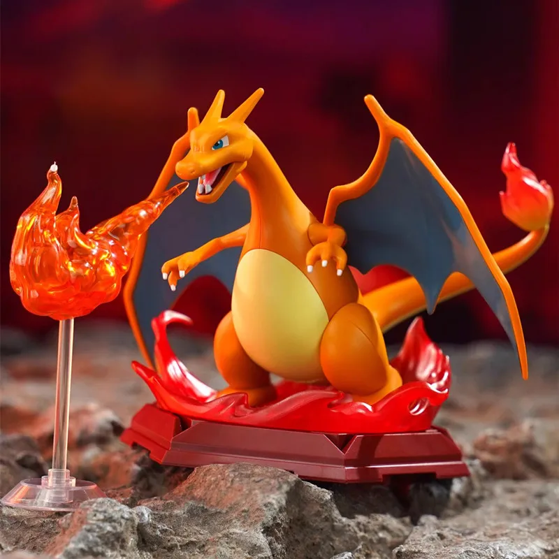 Keeppley Pokemon Gengar Charizard Eevee Dragonite Gardevoir Garchomp Anime figura modelo ensamblar juguetes caja ciega regalos de navidad - imagen 5