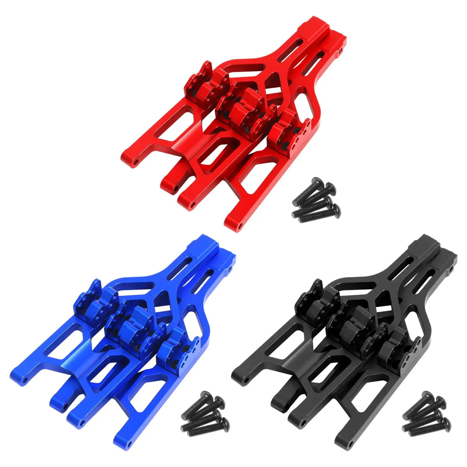 2Pcs 1/8 Scale RC Car Upgrades Part High Strength Reliable Replacement High Performance Front Rear Lower Suspension Arms