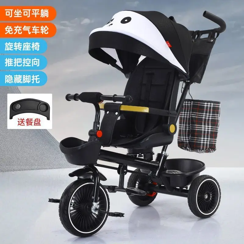 Triciclo evolutivo 3 en 1 para niños: cochecito y bicicleta de pedales - imagen 3