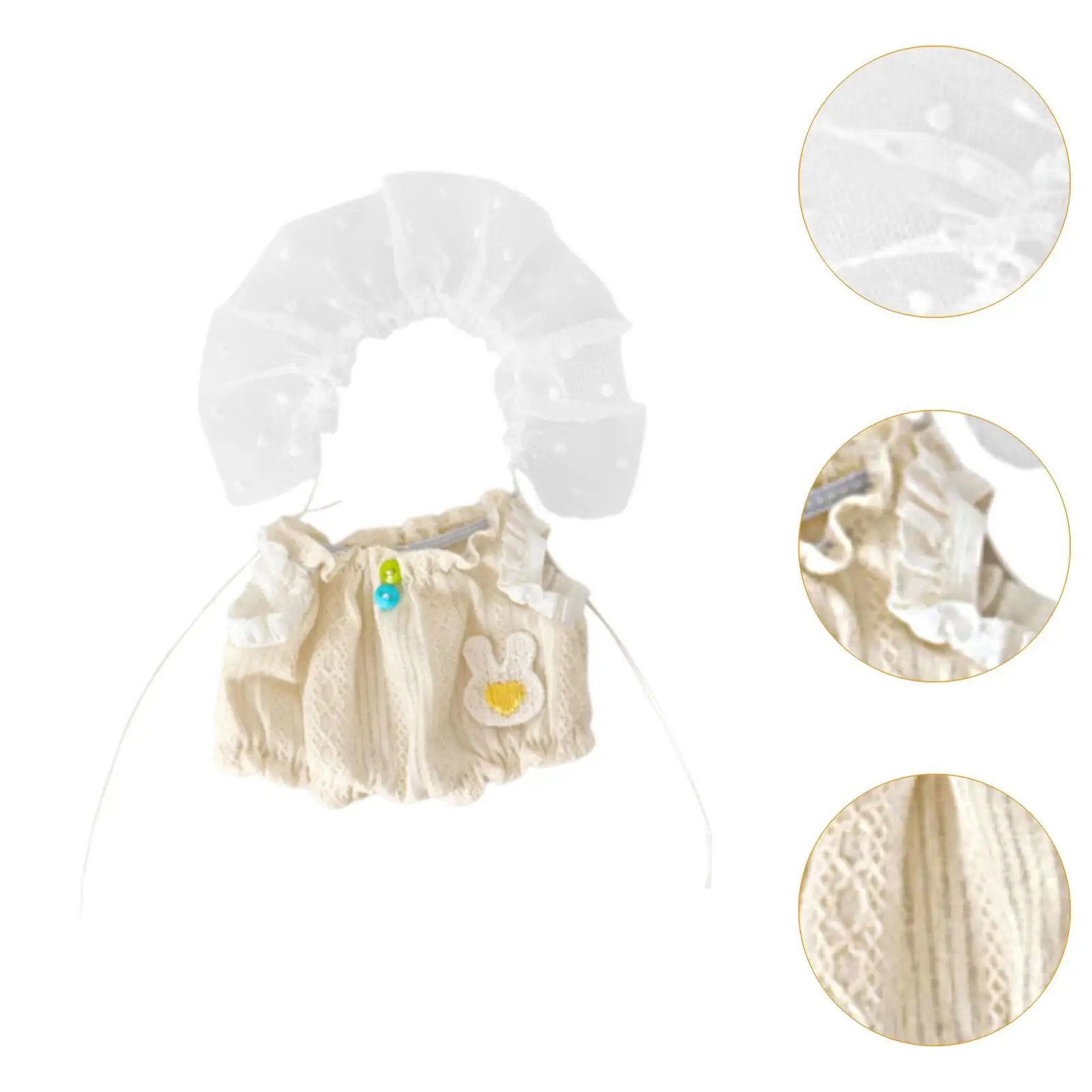 Doll Costume Playsuit for Kids Birthday Gift And Photo Props for 5.91inch Doll
