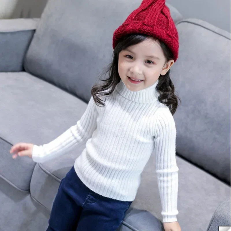 Jersey de punto con cuello alto para invierno - imagen 3