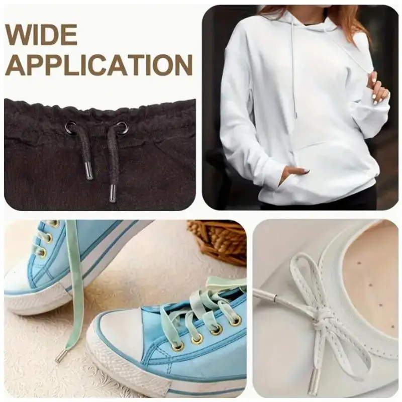 Hebillas de Metal para ropa, cerraduras de cordón, Clips de cola de sombrero, botones, hebillas de cola de cordón de suéter, accesorios de costura DIY para el hogar - imagen 5