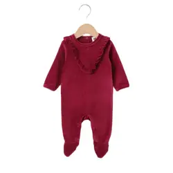 Peleles de terciopelo para bebé, ropa de manga larga para bebé, monos para niño, ropa para niña, Mono para bebé, peleles