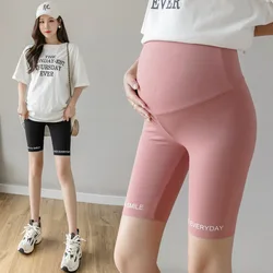 Leggings premamá de cintura alta frescos y finos para verano