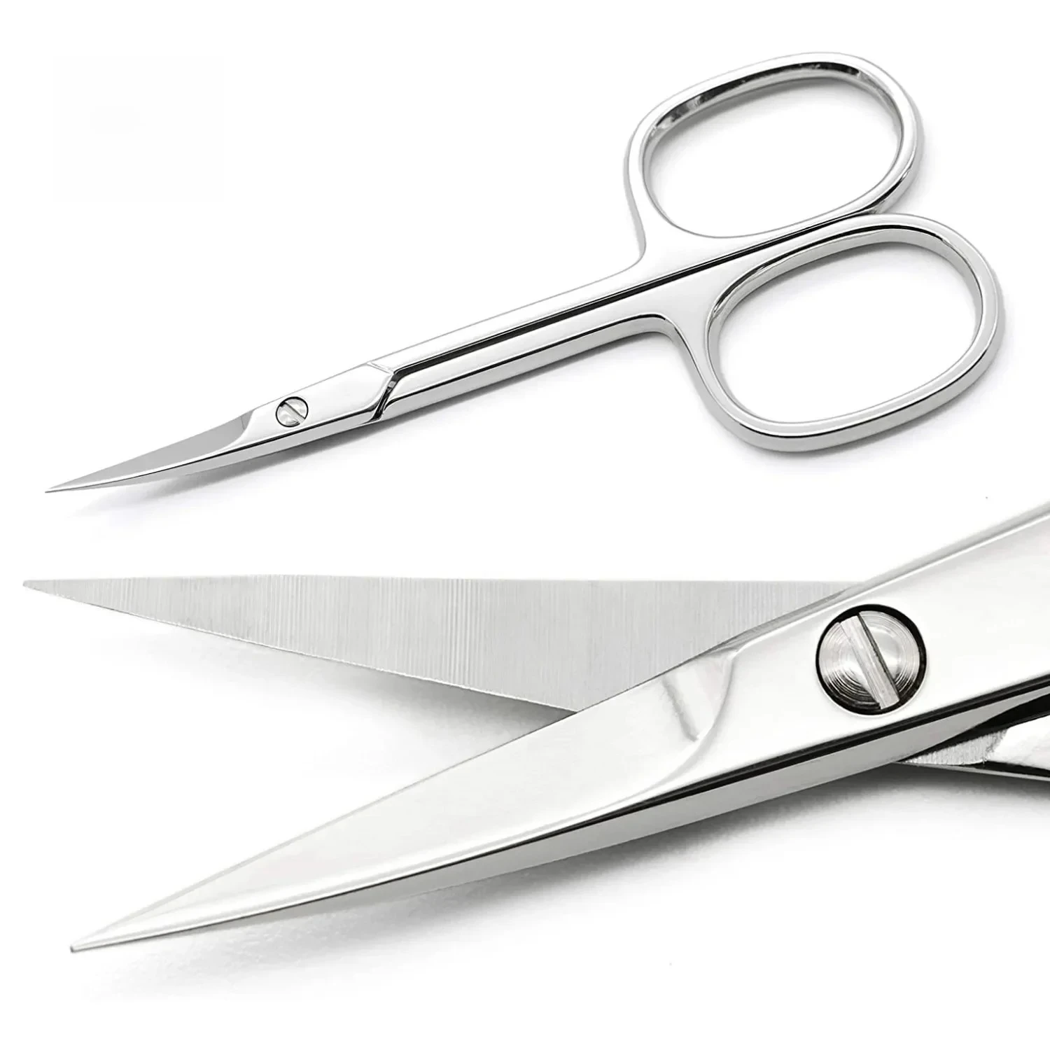 Tijeras bebé acero inoxidable para cutículas corte preciso seguro