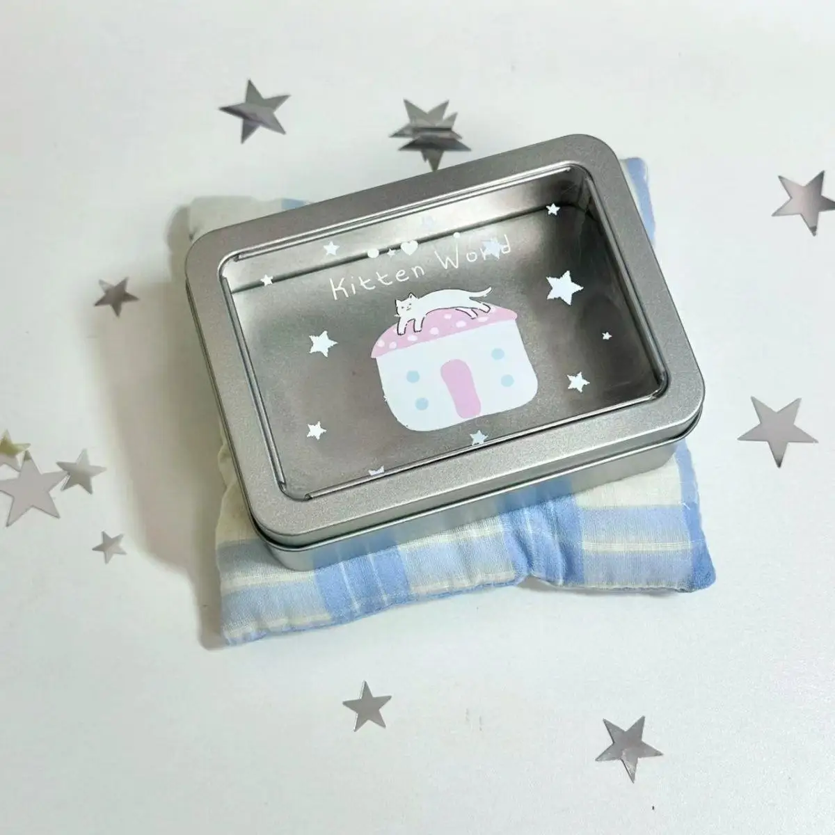 Caja de hojalata organizadora para tarjetas K-pop - imagen 4
