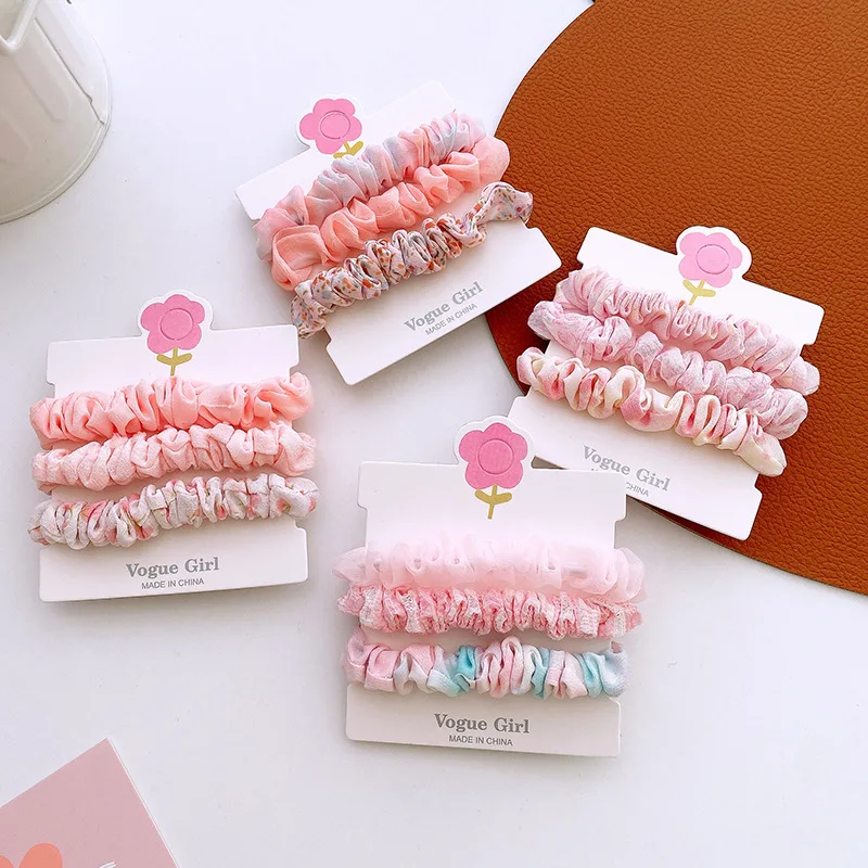 Diadema floral con volantes – Accesorio de pelo para niña - imagen 3