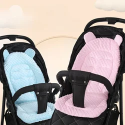Cojín reversible de terciopelo para cochecito