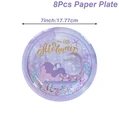 8pcs 7inch plates