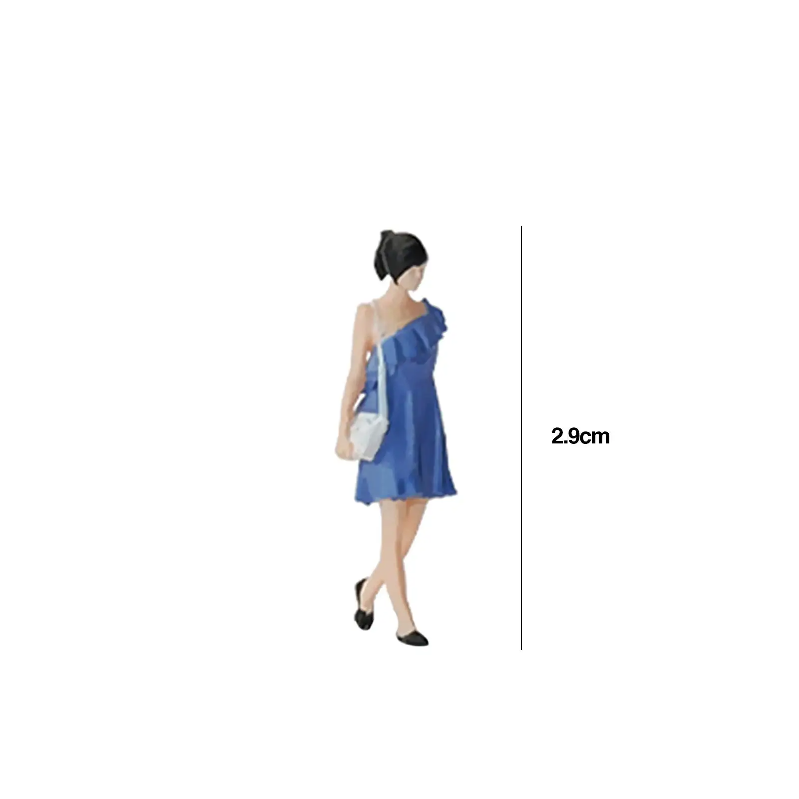 Figure Diorama Street Character People Figurines Diorama DIY Micro Landscapes for Accessories