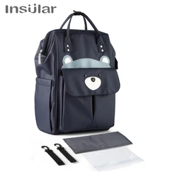 Bolsa maternal isotérmica para pañales – Gran capacidad viaje bebé