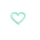 5pcs Mint green