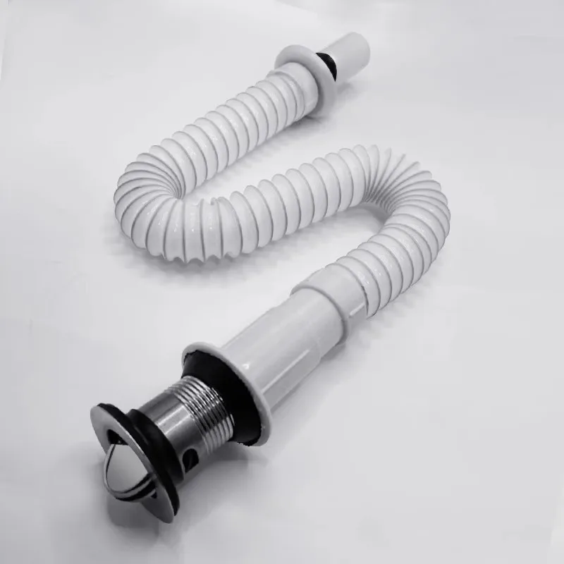 Desagüe de fregadero, accesorio antiolor, tubo de drenaje para lavabo, juego de cocina y baño, tubo de drenaje, canalones de baño, tubo de bote