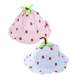 2 uds sol infantil para niñas lindo sombrero de cubo de dibujos animados transpirable protección Uv sombrero de playa recién nacido verano juego al aire libre