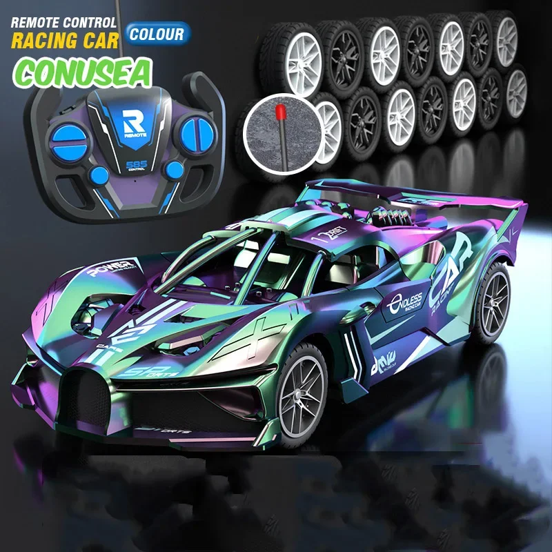 Coche RC teledirigido: carreras y drift para niños