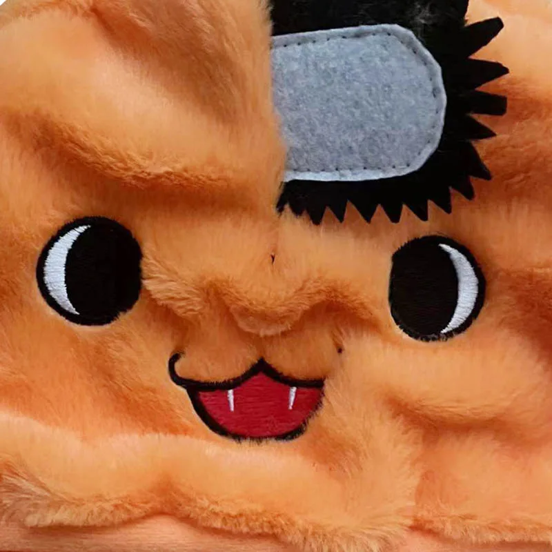 Motosierra hombre Pochita Anime Kawaii mujeres hombres sombrero gorro de felpa puede mover orejas de conejo sombrero lindo Casual Animal gorra regalo de cumpleaños - imagen 4