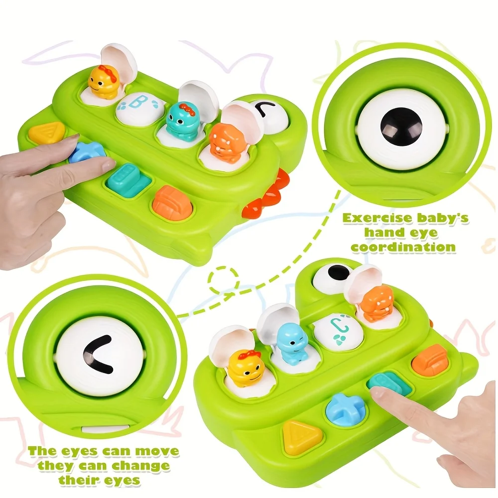 Peekaboo Rompecabezas infantil de dinosaurios – Juego educativo
